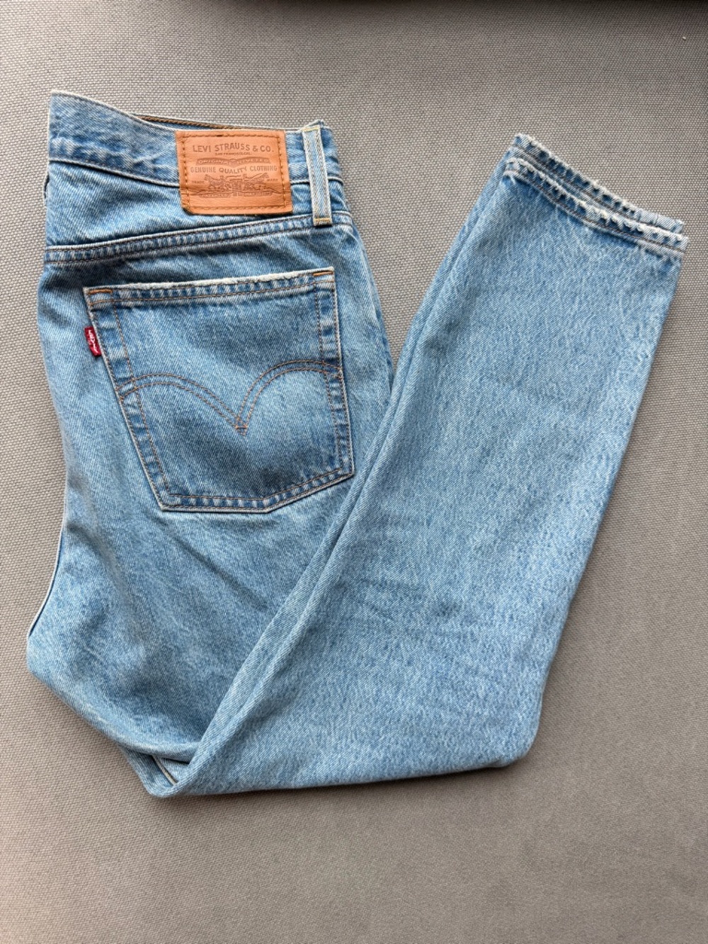 Levi's Light Blue Slim Straight Wedgie Jeans